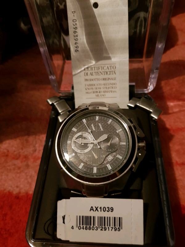 mens designer watches armani